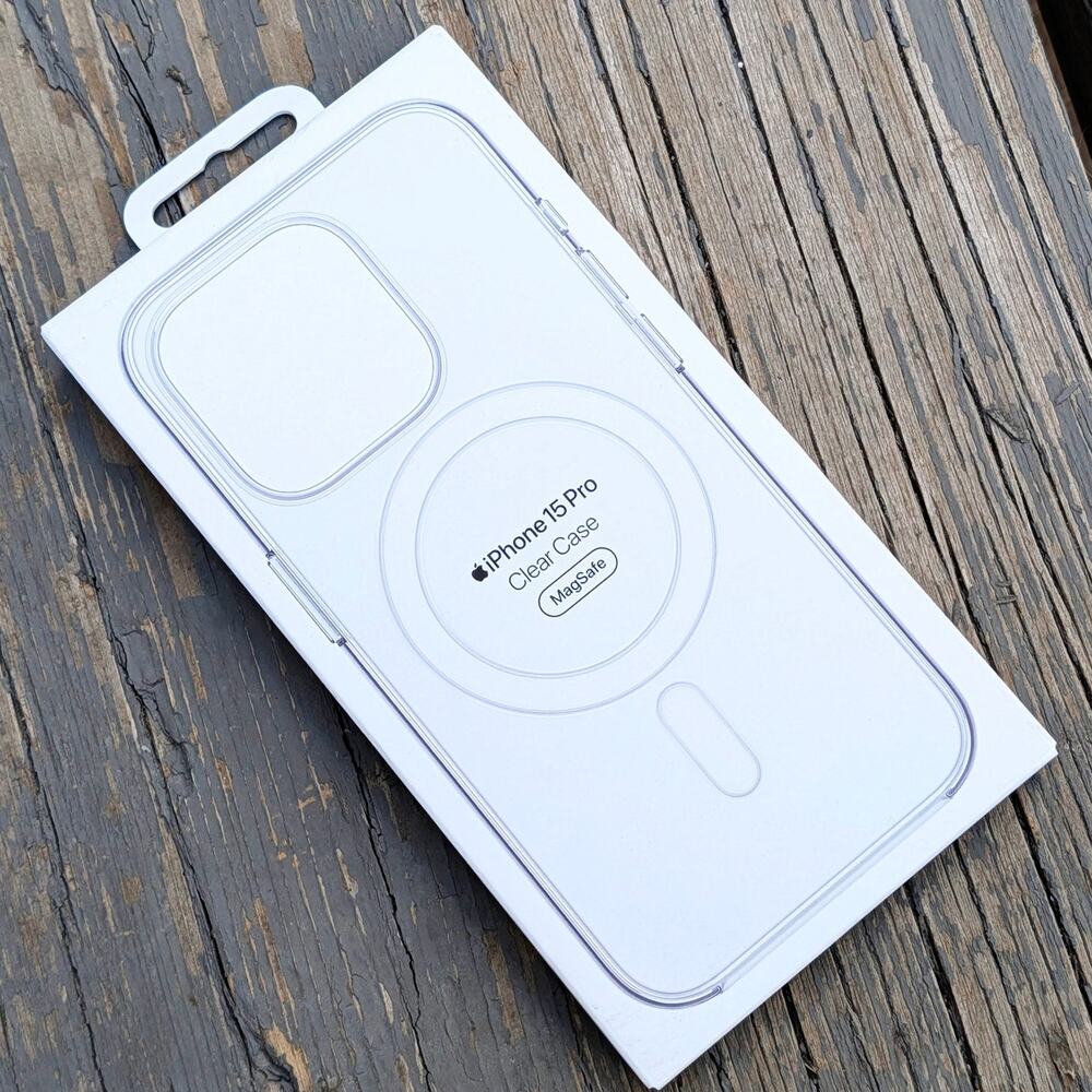 Authentic Apple iPhone 15 Pro Clear Case with MagSafe MT223ZM/A Brand New Sealed